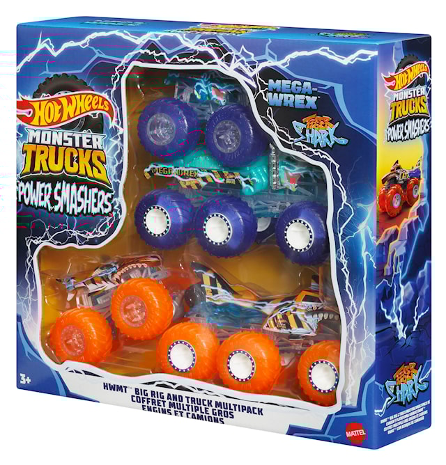 Produktbilde 6 for Hot Wheels Monster Trucks Power Smashers Lekesett