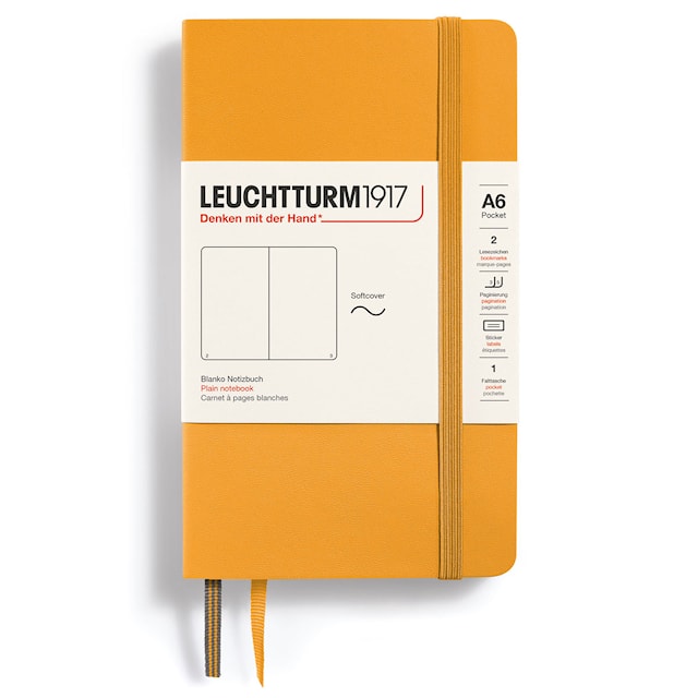 Muistikirja A6 Soft Viivoittamaton Rising Sun Leuchtturm 1917