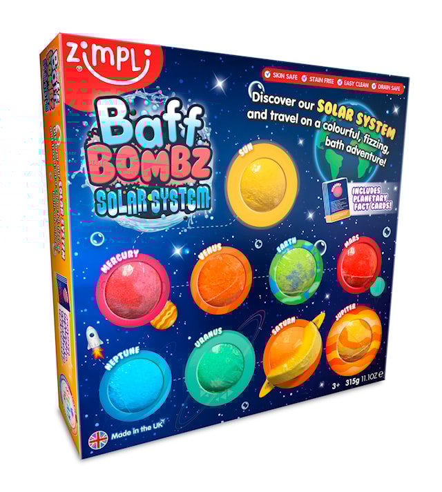 Produktbild 1 för Baff Bombz Planeter Zimpli Kids