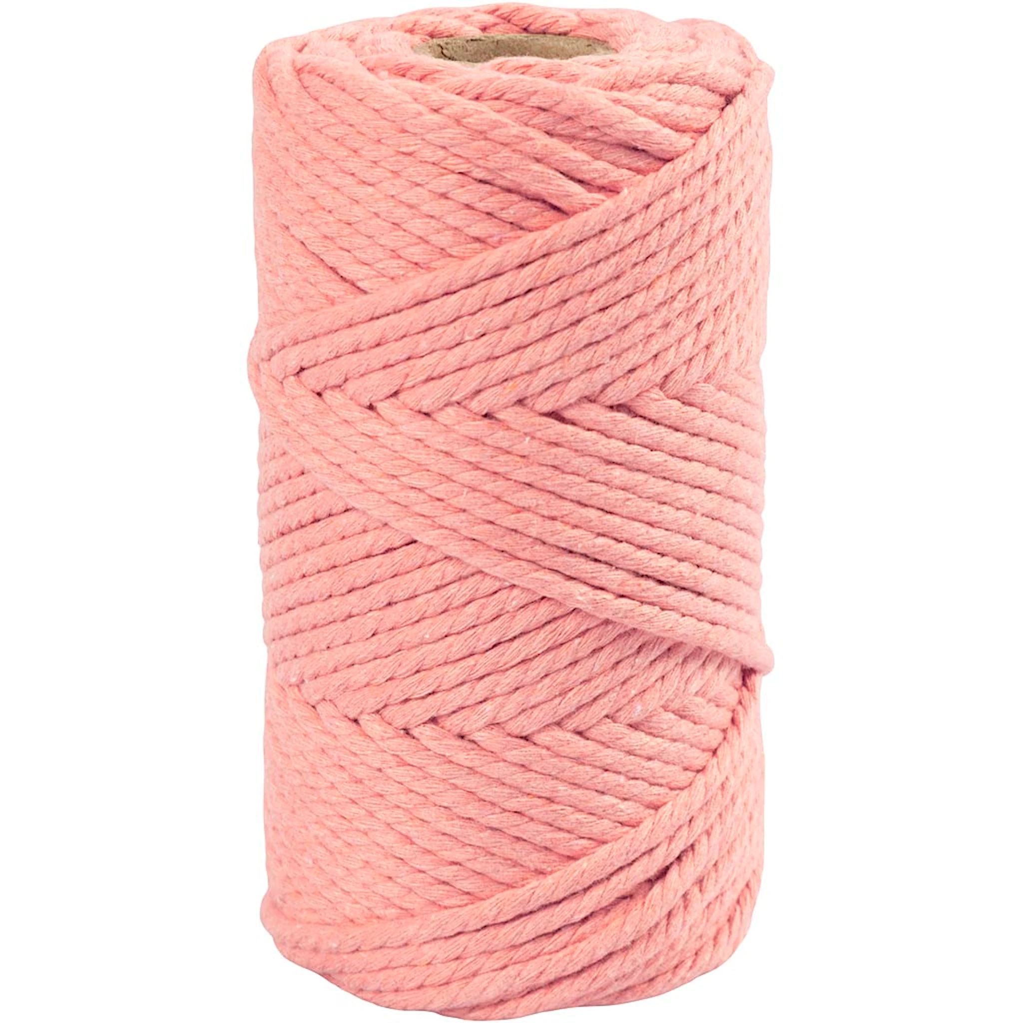 Tuotekuva ille Makrameenyöri, Pit. 55 M, halk. 4 mm, rosa, 330 g/ 1 rll