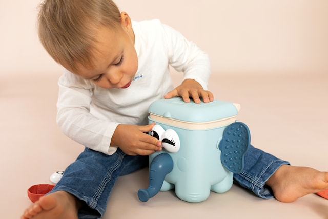 Produktbild 6 för Little Smoby Kaboom Bygglek Aktvitetskub Plug-in Kub