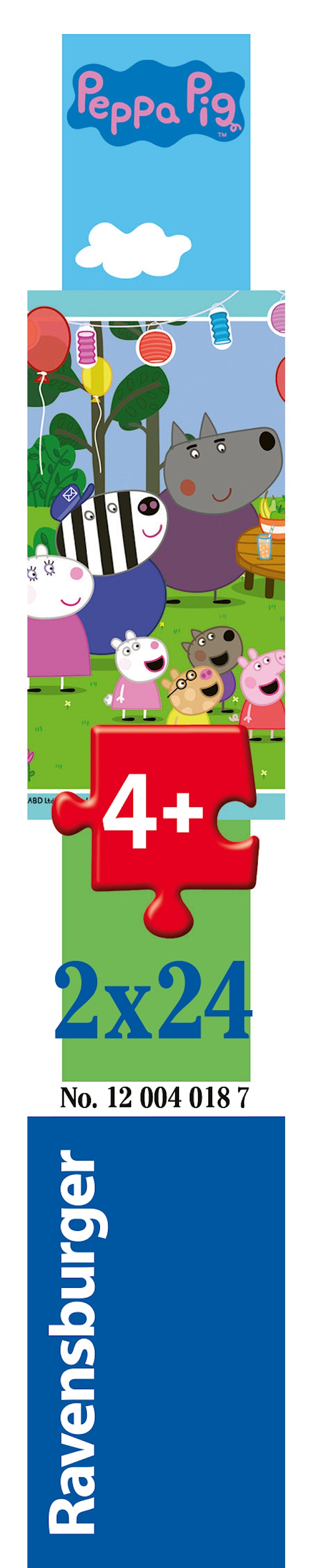 Produktbilde 5 for Peppa Pig Puzzle 2x24 brikker, Ravensburger