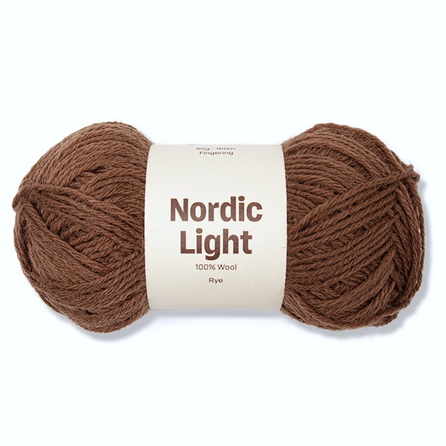 Nordic Light 100% ull 50 gr Rye Brown A829 Adlibris