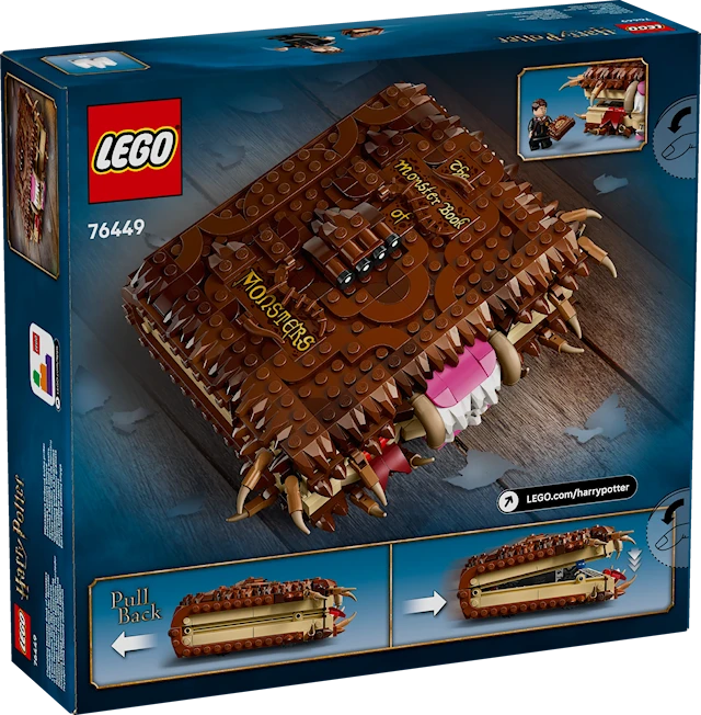 Produktbild 4 för Den tuggande Monsterboken om monster LEGO® Harry Potter™ (76449)