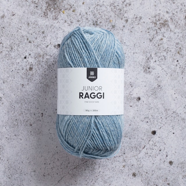 Produktbilde 1 for Junior Raggi Garn Ullmiks 50 g Light Denimblue Järbo