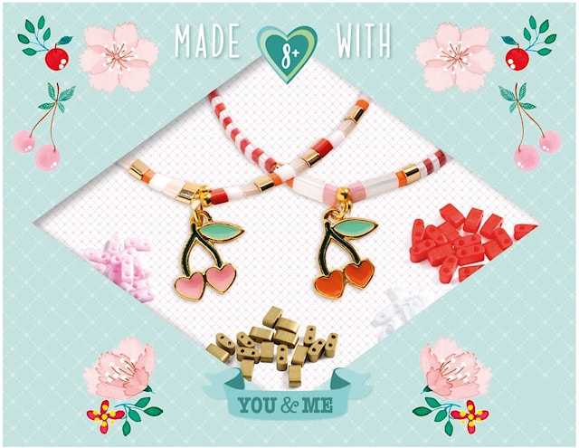 Tuotekuva 1 - Rannekorujen askartelu Sydämet Djeco