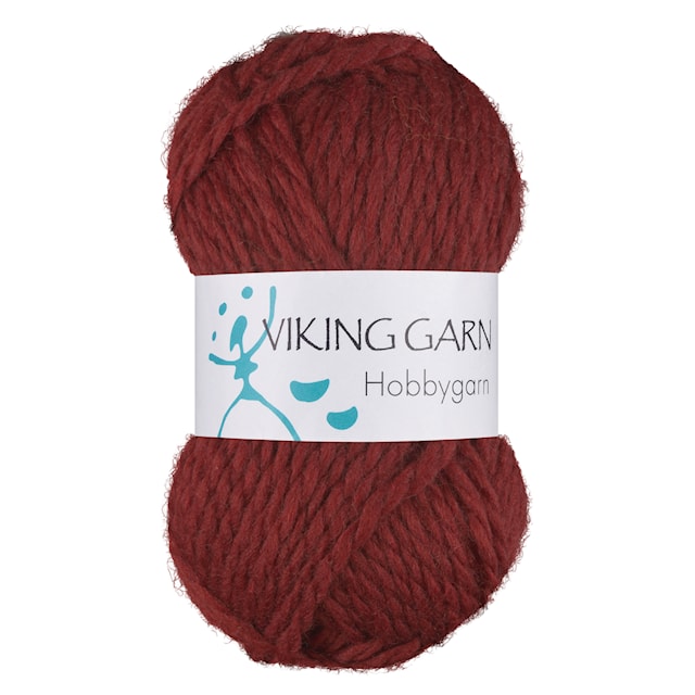 Hobbygarn 50 g Rosröd 955 Viking Garn