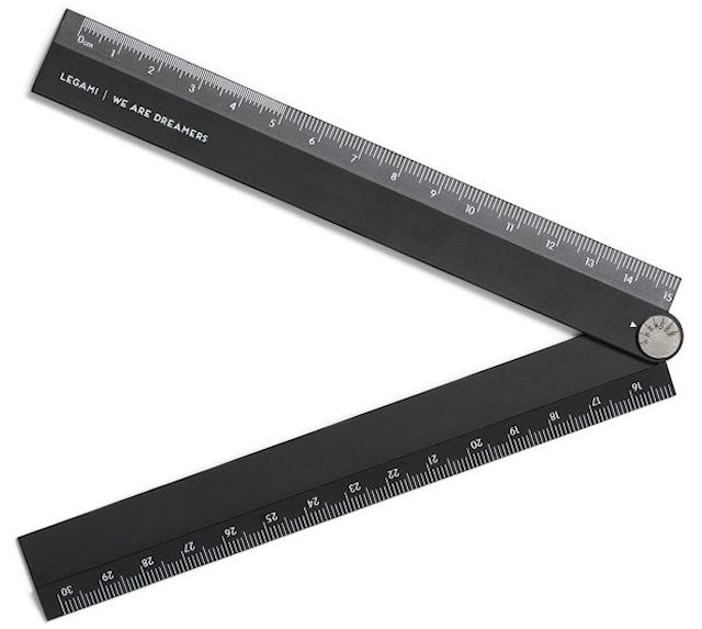 Produktbilde 1 for Sammenleggbar Linjal Og Vinkelmåler 30 cm Legami