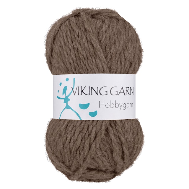Hobbygarn 50 g Ruskea 908 Viking Garn
