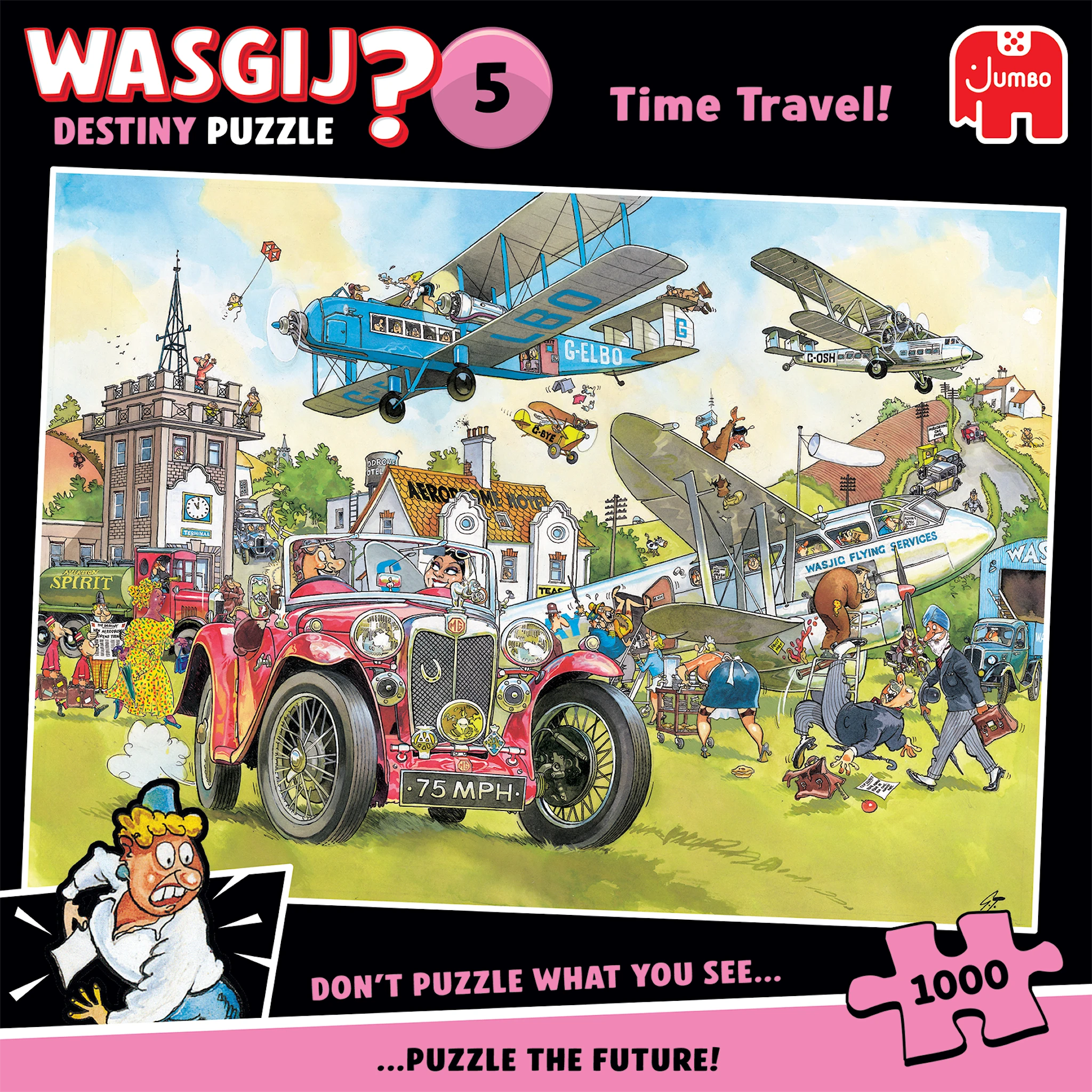 Produktbilde for Wasgij Destiny 5 - Time Travel! Puslespill 1000 brikker