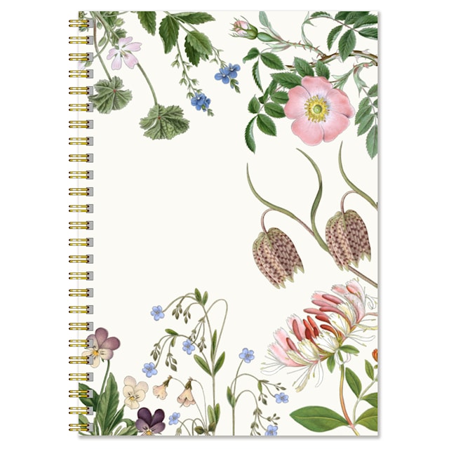 Produktbilde 1 for Notatbok A5 Wildflower Linjert 50 sider Gullers