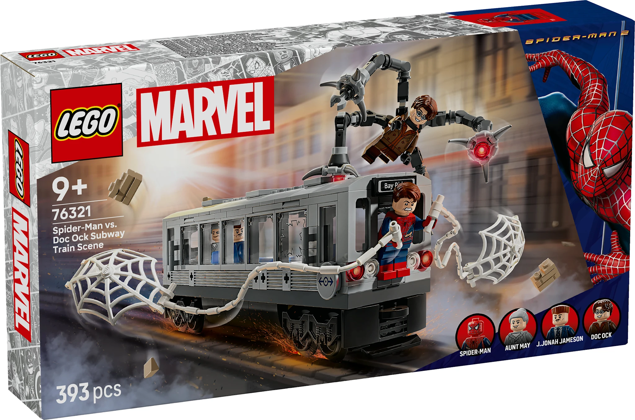 Produktbild för Spider-Man mot Doc Ock: tunnelbanescenen LEGO® Super Heroes (76321)