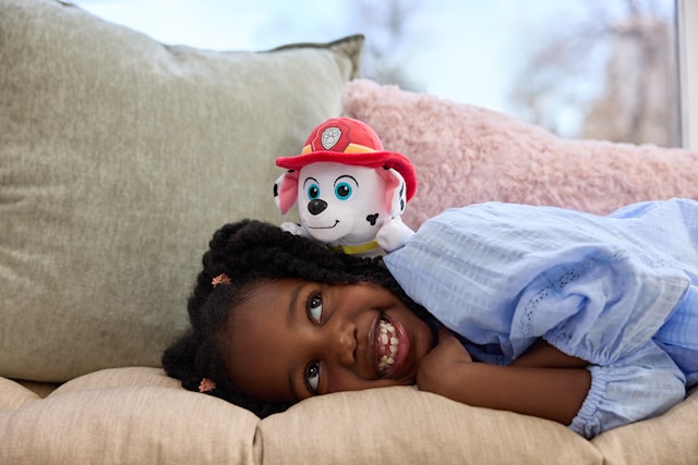 Produktbilde 3 for Paw Patrol kosedyr 20 cm Marshall