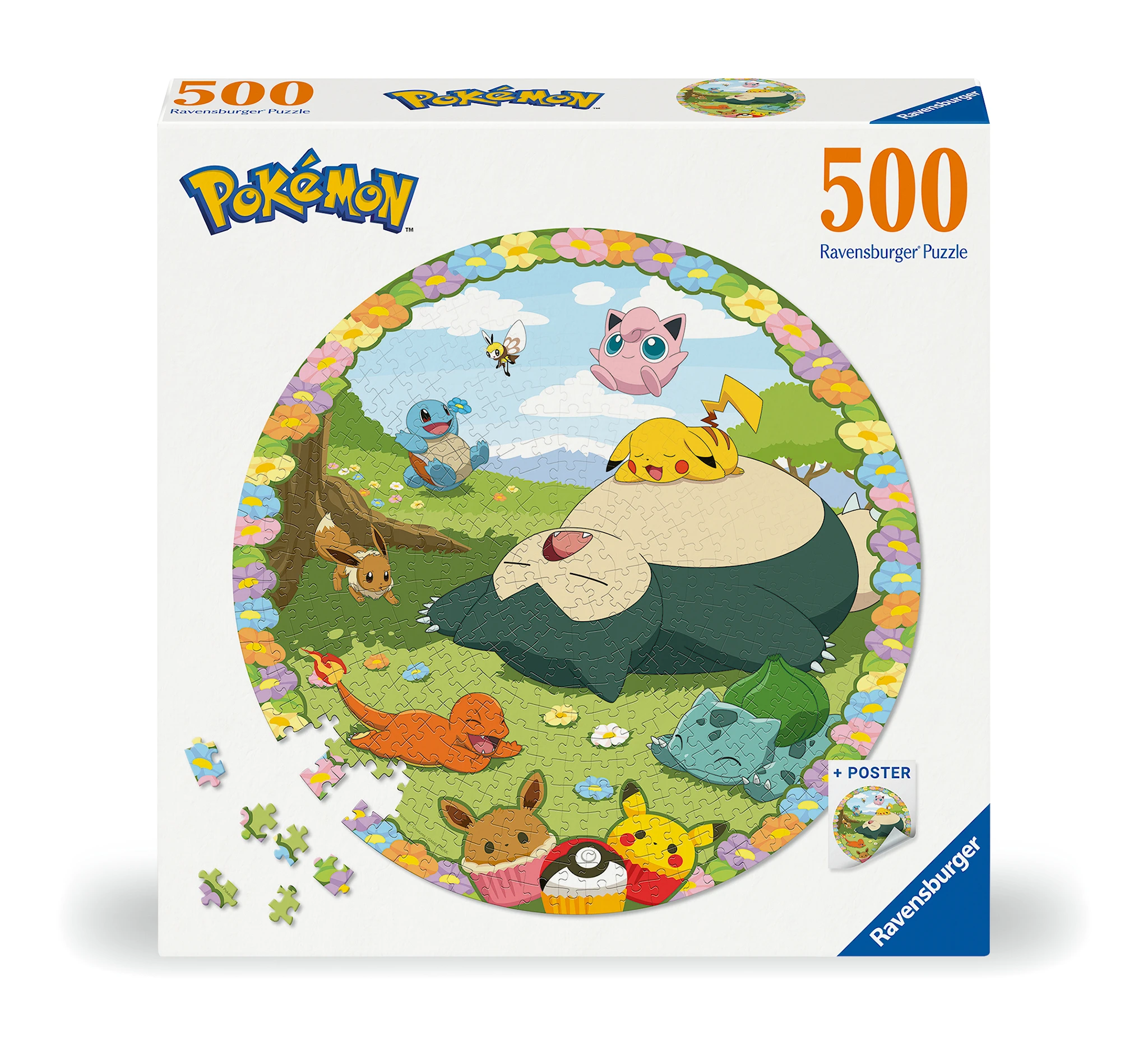 Produktbilde for Puslespill Blooming Pokémon 500 brikker, Ravensburger