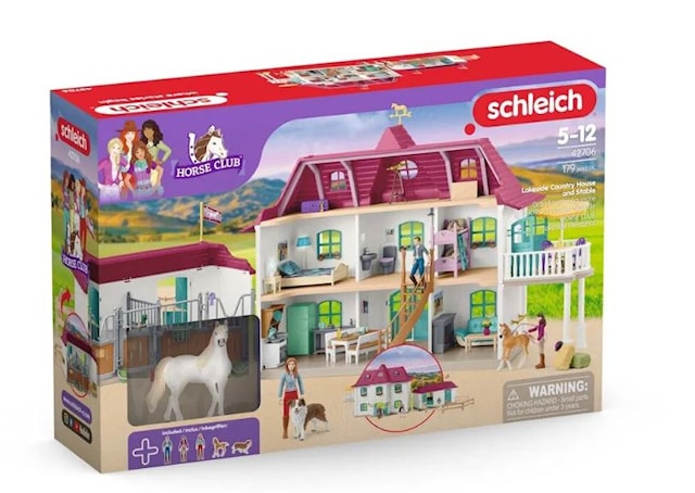 Produktbild 3 för Schleich Lakeside Country House och Stall