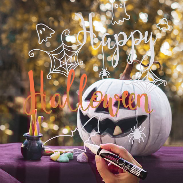 Tuotekuva 3 - Posca Chalk markers Halloween 4-pack Uni-ball