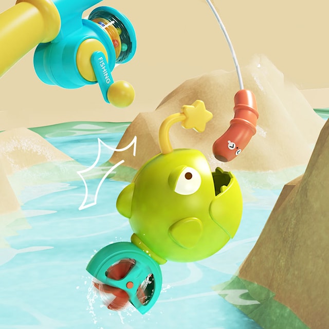 Tuotekuva 2 - Tub Fun! Kylpyleikki, Kalastussetti, 4 osaa