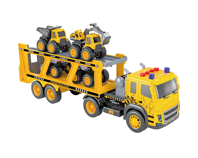 Produktbild 2 för Transportbil och Bilar med Ljud och Ljus Junior Wheels