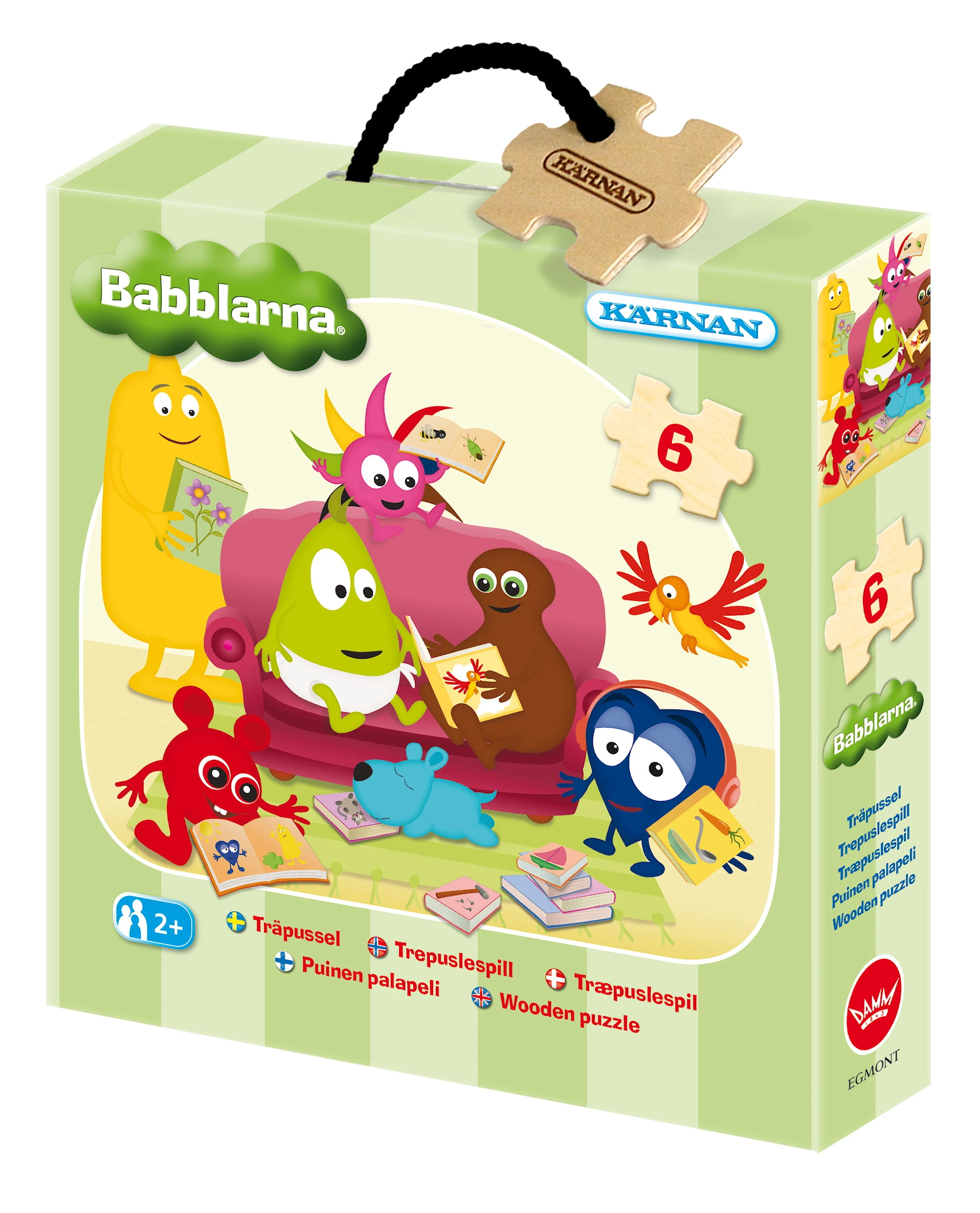 Produktbilde for Trepuslespill Babblarna 6 brikker, Kärnan