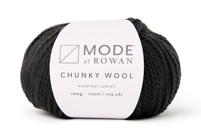 Chunky Wool, 100% ull 100 gr Smoke 010, Mode at Rowan