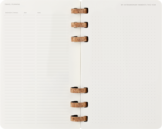 Produktbilde 3 for Kalender 2026 Spiral Soft Planner 12M Large Svart Moleskine