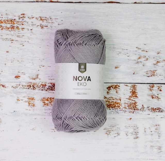 Nova Eko Cotton 50 g Grey (05) Järbo