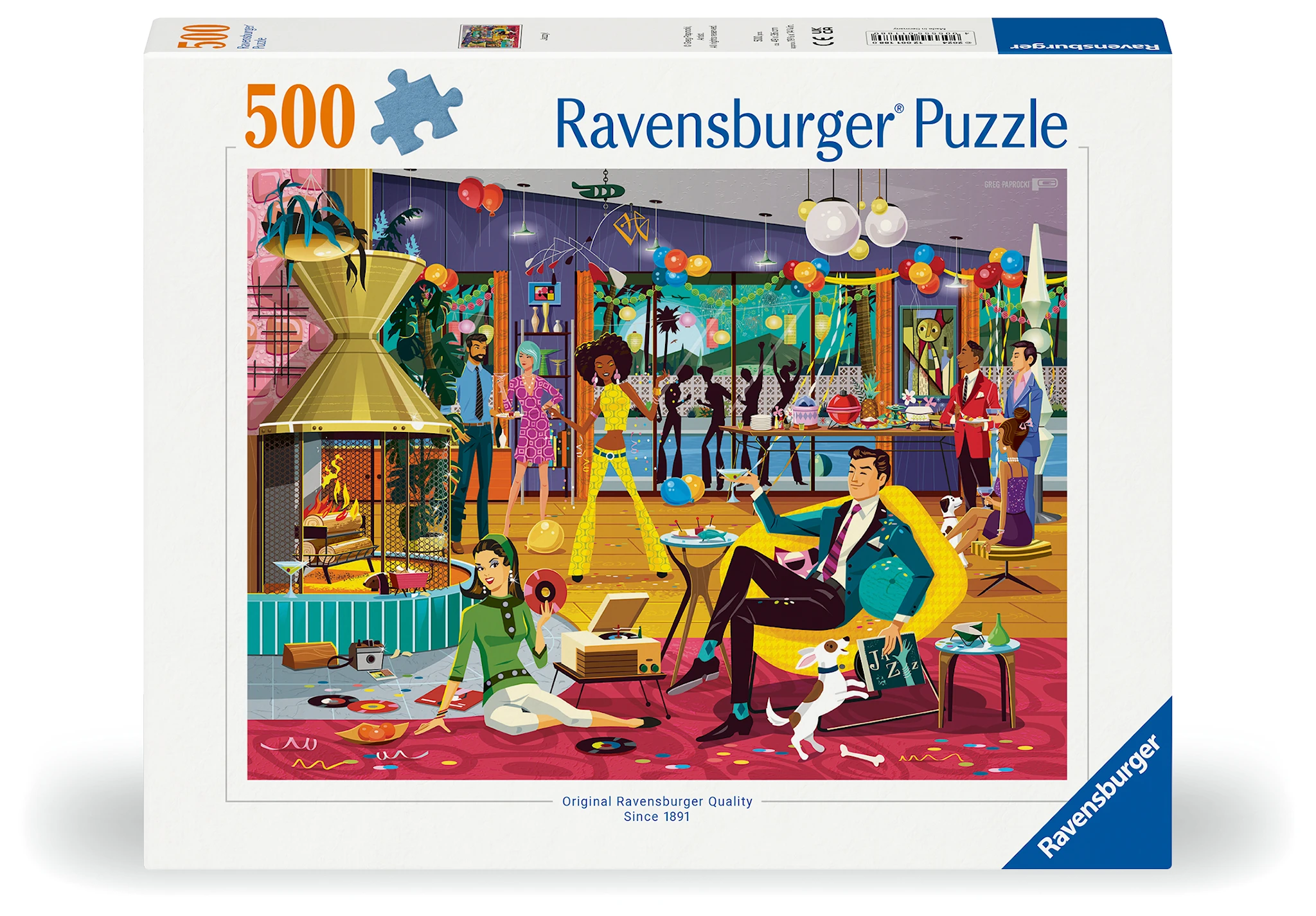 Produktbilde for Jazzy! Puslespill 500 brikker, Ravensburger