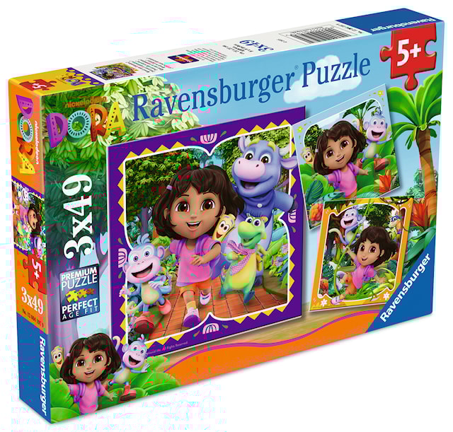 Produktbilde 4 for Dora Utforskeren 3x49p Ravensburger