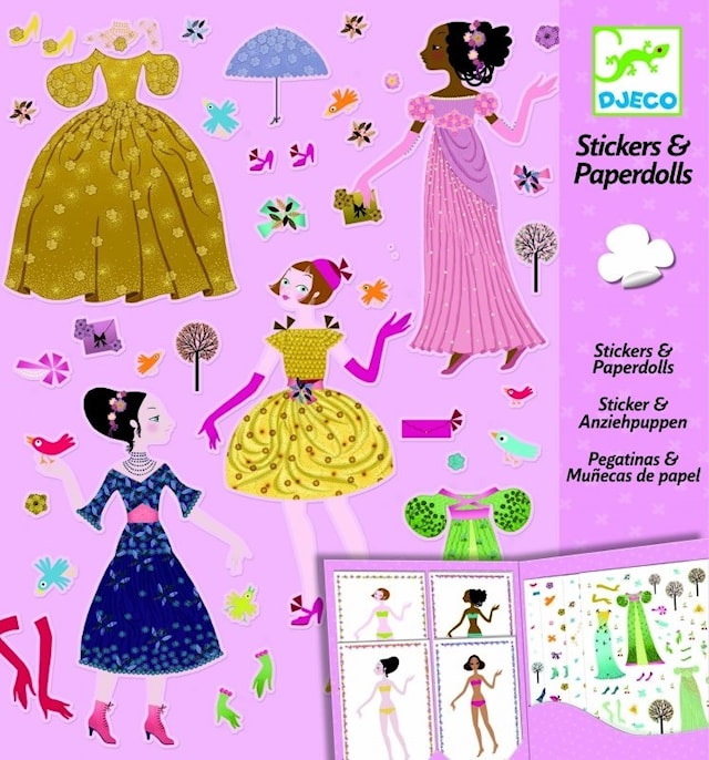 Produktbilde 1 for Papirdukker, Kjoler, Djeco