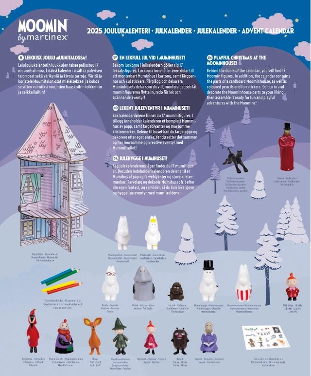 Produktbilde 3 for Mummi-adventskalender 2025