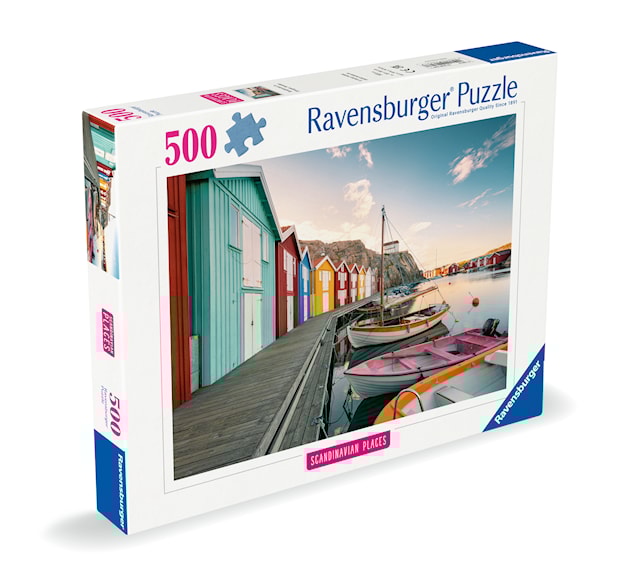 Tuotekuva 2 - Palapelit Boathouses In Smogen 500 palaa, Ravensburger