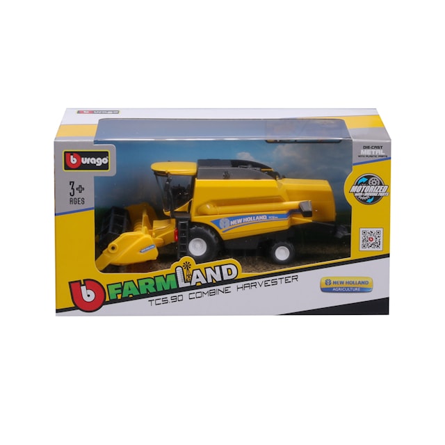 Tuotekuva 2 - 18Cm New Holland Tc5.90 Combine Harvester With Grain Header Bburago