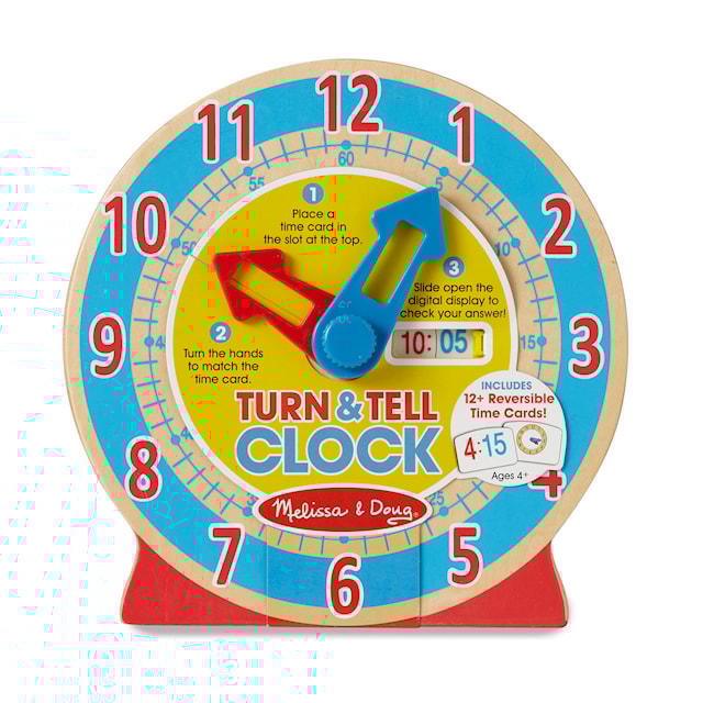 Produktbilde 2 for Turn and Tell Clock, Lær klokka, Melissa & Doug