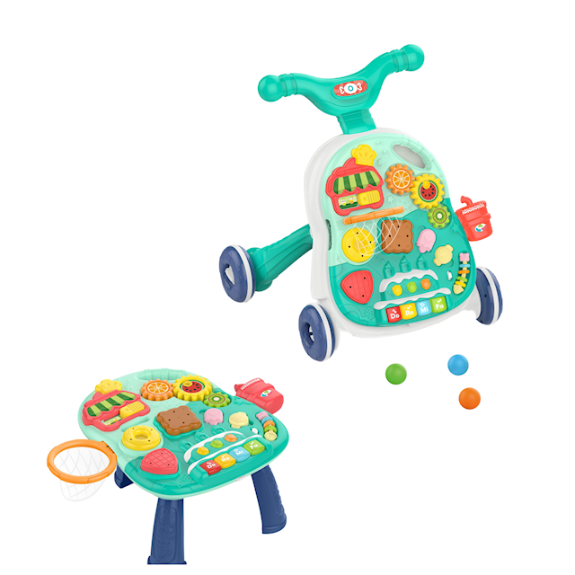 Playgro 2 in 1 -rattaat ja aktiviteettipöytä