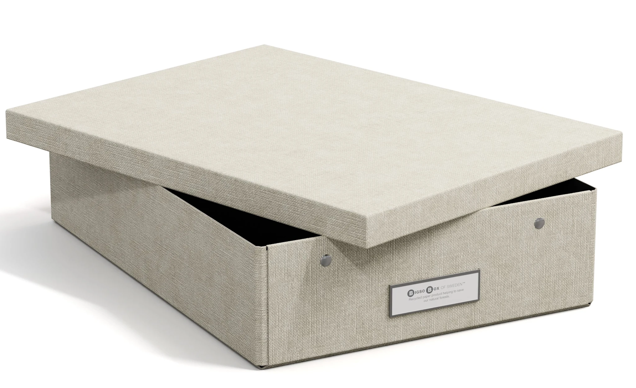 Tuotekuva ille Säilytyslaatikko Kleo A4 Linen Bigso Box of Sweden