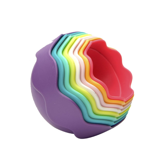 Produktbild 2 för Stapelleksaker Badleksak Happy Friend