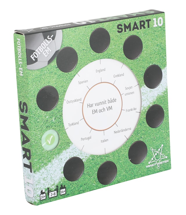 Tuotekuva 2 - SMART10 Fotbolls-EM, Frågekort (SE)