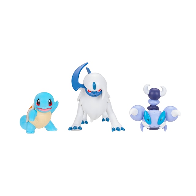 Produktbilde 1 for Figurset 3-pakning Squirtle/Absol/Skorupi Pokémon