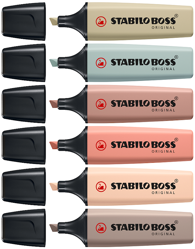 Tuotekuva 2 - STABILO BOSS ORIGINAL Nature Colors 6 kpl