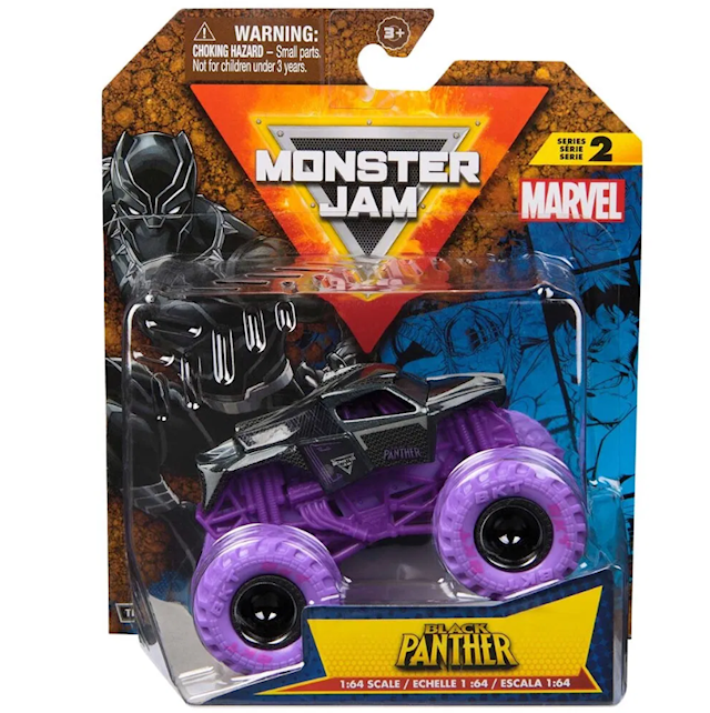 Tuotekuva 1 - Monster Jam 1:64 Marvel Single-Black Panther V2