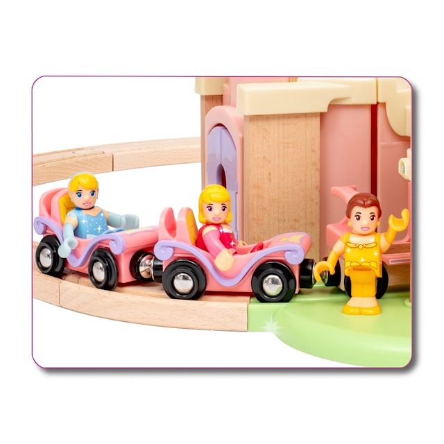 Tuotekuva 2 - Disney Prinsessat Junarata + Linna, Brio (33312)