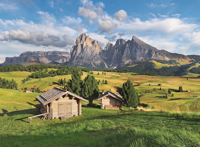 Produktbild 2 för Dolomite Idyll Of Siusi Pussel 500 Bitar, Ravensburger