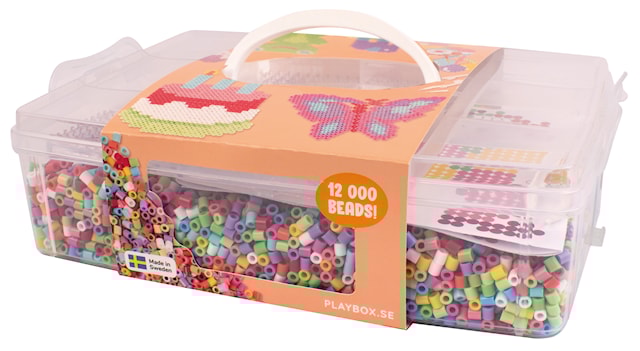 Produktbild 2 för Pysselväska Rörpärlor Happy Mix Playbox