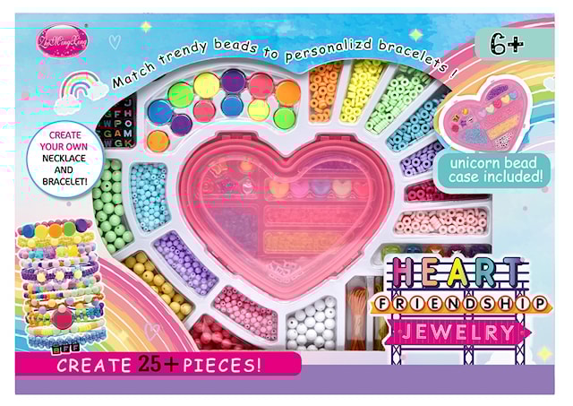 Produktbilde 1 for Perlebokshjerte Lag dine egne smykker