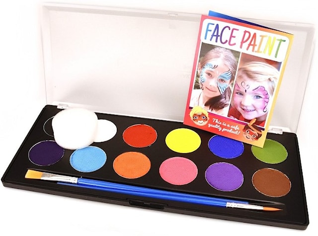 Produktbilde 1 for Ansiktsmaling 12 farger 4G 23 cm Baoding Habo Arts & Crafts