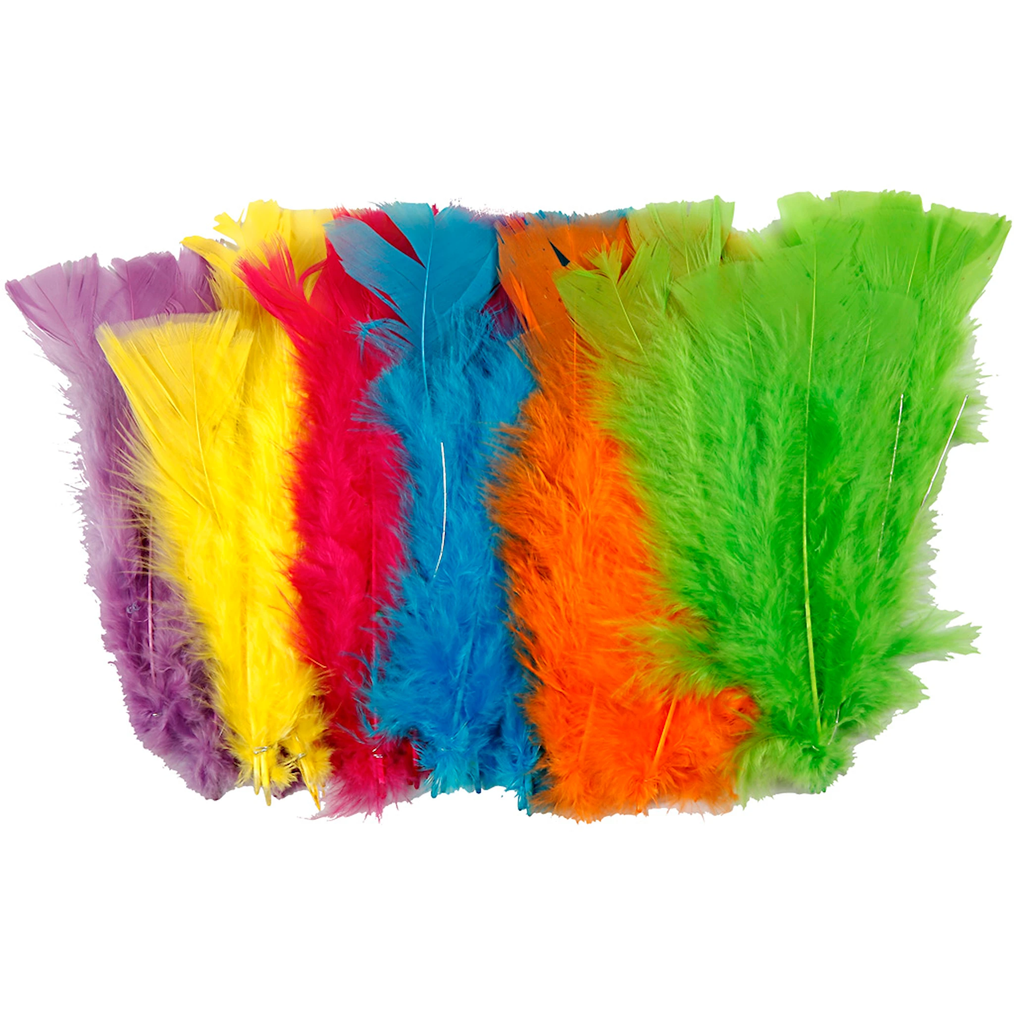 Produktbilde for Dun, L: 11-17 cm, 144 bunter, ass. farger