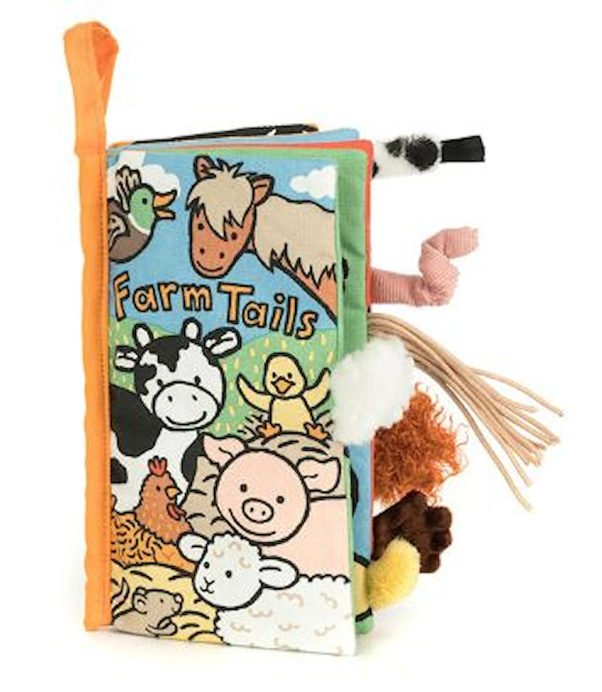 Produktbild för Prasselbok Farm Tails Jellycat