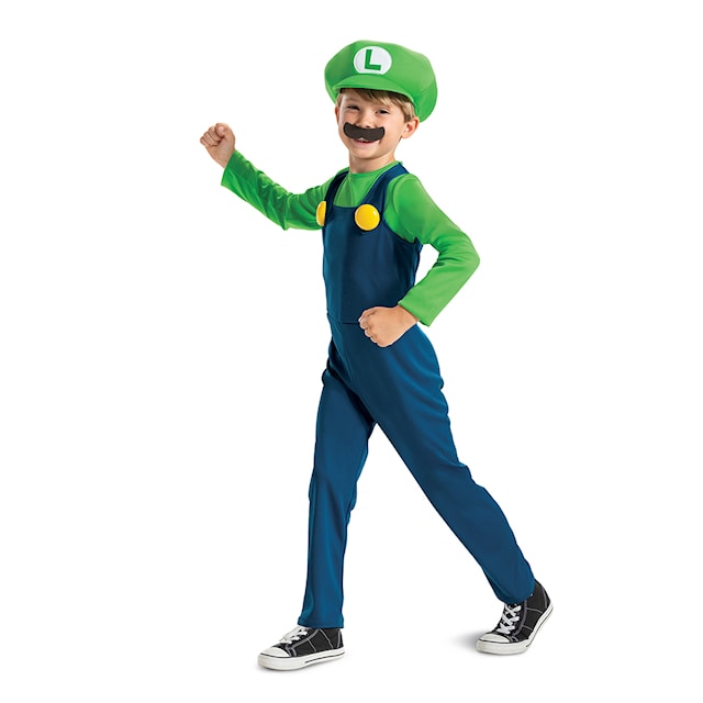 Produktbild 1 för Super Mario Maskeraddräkt Fancy Luigi M (7-8) Disguise