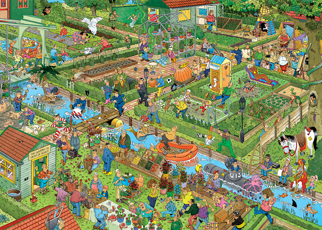 Tuotekuva 2 - Jan van Haasteren The Vegetable Garden Palapelit 1000 palaa, Jumbo