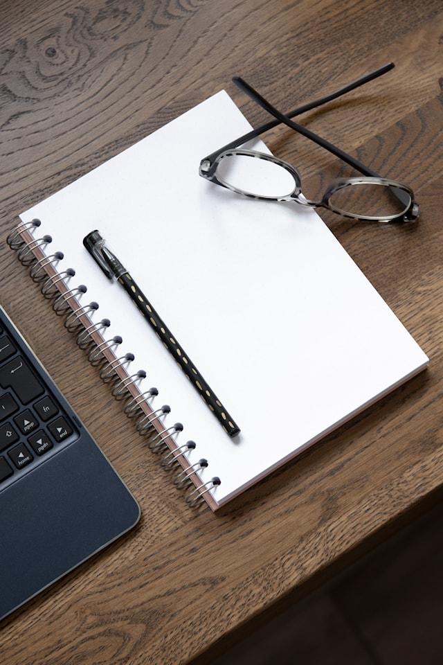 Produktbild 5 för Anteckningsbok A5 Dotted Dusty Pink 90 Blad Bigso Box of Sweden